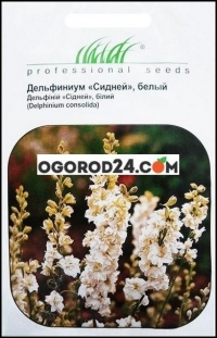 Семена дельфиниума Сидней белый
