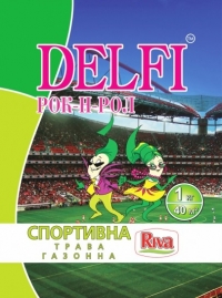 Газонная трава DELFI Рок-н-Рол Спортивная 1 кг