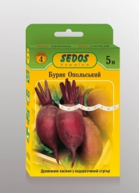 Семена буряка Опольский, лента 5 метров