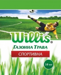 Трава газонная Willis Спортивная 1 кг